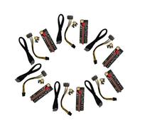 LRXIYODE 6 Ensembles Pcie Riser Broches Adaptateur Extension Pci Express Isolation et Blindage pour Connexion GPU Stable et Haute Performance