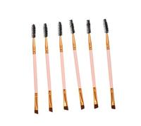 LRXIYODE 6 pièces Double-ended Eyebrow And Lash Brush Set Multifunctional Makeup Tools For Precise Eyelash Curling And Eyebrow Grooming Portable Brushes For Eyes Makeup