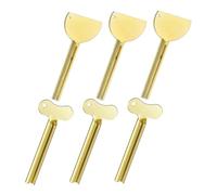 LRXIYODE 6 Pièces Lot de Clés Presse Tube Électroplaqué Professionnel pour Dentifrice et Teinture Capillaire Design Durable et Élégant de Gaspillage