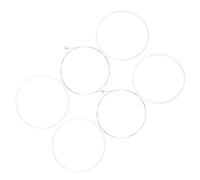 LRXIYODE 6 Pièces Lot de Cordes en Nylon Argenté pour Balalaïka Design Optimisé et Durabilité Exceptionnelle, Accessoires Pratique Musicale Traditionnelle Russe