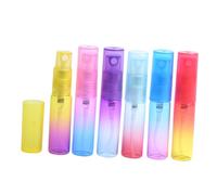 LRXIYODE 6 pièces Lot de Flacons Spray Verre Gradient Distributeurs de Parfum Portables Rechargeables Contenants Cosmétiques pour Crème et Émulsion Vaporisateurs Réutilisables de Voyage