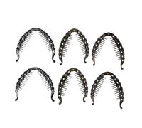 LRXIYODE 6 pièces Lot de Grandes Pinces Cheveux Banane Antidérapantes pour Cheveux Épais Clips Décoratifs Légers et Sécurisés pour Femmes Accessoires Colorés Polyvalents pour Toutes