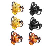 LRXIYODE 6 pièces Lot Pinces Cheveux Octopus Antidérapantes Plastique Clips Décoratifs pour Coiffure Femme et Fille Maintien Ferme pour Cheveux Épais Fins Bouclés ou Raides
