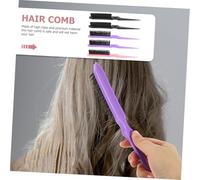 LRXIYODE 6 pièces Peigne Pliable Deux un Démêlant Antistatique pour Cheveux Lisses et Bouclés Outil Coiffure Portable Mixte pour Voyage et Usage Quotidien