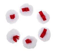 LRXIYODE 6 Pièces Puff à Poudre Doux pour Visage et Corps Applicateur Fond de Teint Multi-usage Design Moelleux et Lavable Compact pour Voyage et Retouches