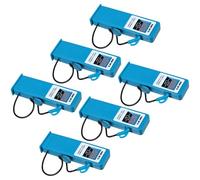 LRXIYODE 6 pièces Station de Charge Voiture Électrique Miniature Accessoire Route Miniature Réaliste Éducatif Simulation Trafic et Énergie pour Garçon Fille Décor Dollhouse et Playset