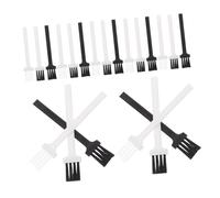 LRXIYODE 60 pièces Brosse de Nettoyage pour Clavier et Rasoir Électrique Brosse Antistatique Polyvalente Poils Durs pour Appareils Électroniques et Petites Surfaces Noir et Blanc Pratique