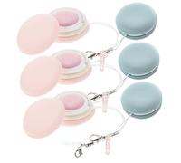 LRXIYODE 6pièces Chiffons De Nettoyage Forme De Macaron Lingettes Pour Écrans Et Objectifs Roses