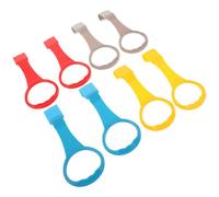 LRXIYODE 8 Pièces Pull Up Rings With Detachable Buckle Cot Hanging Handles For Standing Walker Training Secure Grip Aids For Balance And Early Movement Development