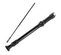 LRXIYODE à Bec Soprano Abs Noir Transparent Instrument Musical pour Débutants Garçon Fille Pratique Scolaire et Domicile