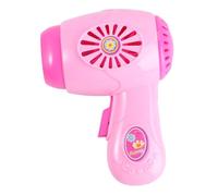 LRXIYODE Accessoire de Mini-Maison Sèche-Cheveux Jouet en Plastique Rose Bords Arrondis pour Jeu d'Imitation et Renforcement Coordination Main-Œil