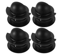 LRXIYODE Accessoires de Football de Table en Plastique Noir, Installation Rapide, Diamètre Ajustable 25mm/30mm, 4 Ensembles pour Jeux en Famille ou Entre Amis