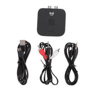 LRXIYODE Adaptateur Audio sans Fil pour Voiture NFC Version 5.0, Récepteur Audio Abs Solide, Compatible PC et Haut-Parleur, Streaming Musique en Voiture Bleu
