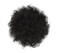 LRXIYODE Afro Puff Hair Extensions avec Cordon Réglable Postiche Chignon Bouclé Court Synthétique Bun Messy Naturel Style Afro Unique et Facile à Coiffer