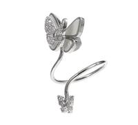 LRXIYODE Anneau de Doigt Argenté pour Nail Art Charme Ongle Élégant et Décoratif Accessoire de Manucure Chic pour Fête Mariage et Cérémonie