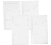 LRXIYODE Autocollant Mural Mesure de Garçon Fille Échelle de Intérieure Adhésif Miroir Décoratif pour Chambre Garçon Fille Sticker Hauteur Pratique et Décoratif