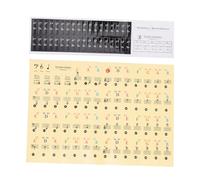 LRXIYODE Autocollants Clavier Piano sans Adhésif Touches Colorés pour Débutants Stickers Clavier Numérique Fins et Faciles à Lire pour Apprentissage Rapide