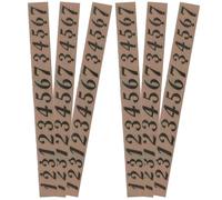 LRXIYODE Autocollants D’Échelle pour Tambour à Langue 15 Notes 6 Pièces Outil D’Apprentissage Pratique et Léger sans Résidu Accessoire Portable pour Percussion et Musique