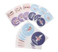LRXIYODE Autocollants Mensuels pour Bébé Créatifs, 12 Pièces, Papier Adhésif Doux, pour Photos de -nés, Suivi Croissance Mois par Mois, Présent Naissance Garçon Fille