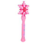 LRXIYODE Baguette Magique Rose Flocon Lumineuse pour Garçon et Filles, 1 Pièce sans Batterie, Accessoire Noël Princesse pour Fêtes D’Anniversaire et Jeux D’Imagination