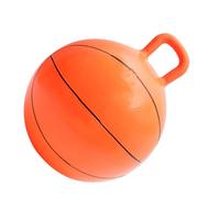 LRXIYODE Balle Gonflable Sauteuse pour Garçon et Filles Poignée, Motif Dessin Animé, PVC Épais et Résistant, Ballon Rebondissant Ludique, Extérieur Éducatif pour Jardin et Aire de Jeux