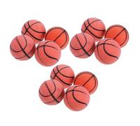 LRXIYODE Balles de Basket en Plastique Élastique Jouets Créatifs Faits Main 12pcs Mini Ballons Orange pour Garçon et Filles pour Sport et Jeu Parent-garçon et Filles