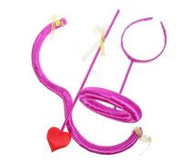 LRXIYODE Bandeau Ange Halo Violet Arc et Flèche de Cupidon Accessoire Déguisement Fête Cosplay Saint-Valentin Bandeau Décoratif Léger et Portable Fournitures pour Costumes de Cupidon