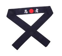 LRXIYODE Bandeau Japonerie de Samouraï Imprimé Ninja Taille Unique Coton Respirant Unisexe pour Chef la Cuisine Sushi et Karaté