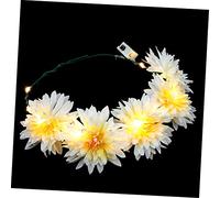 LRXIYODE Bandeau Lumineux LED Style Hawaïen Accessoire de Fête et Carnaval Tête Lumineux pour Mariage et