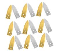 LRXIYODE Bandes Électrodes Cuivre et Zinc pour Expériences D’électricité, 40 Pièces, Matériel Pédagogique pour Kit Scientifique Éducatif, Anode Zinc pour Batterie aux Fruits