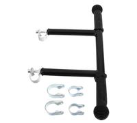 LRXIYODE Barre D’extension Réglable pour Poussette Bébé, Rallonge de Guidon Compatible 22/25/32 Mm, Accoudoir Confortable avec Boucles de Fixation, Accessoire Ergonomique pour Promenade