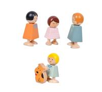 LRXIYODE Blocs Bois Jouets Éducatifs Famille pour Garçon Fille Jeu Cognition Relation Familiale Développement Intelligence