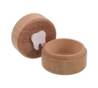 LRXIYODE Boîte à Dents de Lait avec Compartiments Bois Sculpté Boîte Souvenir pour Ranger les Dents et Cheveux pour Garçon Fille Garçon et Fille de Garçon Fille