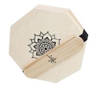 LRXIYODE Boîte à Tambour Cajon Octogonale Portable Légère en Bois Design Artistique Trois Voyages et Performances Live