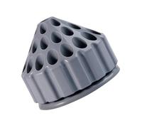 LRXIYODE Boîte de Rangement Rotative Compartiments pour Mèches de Ponçage Organisateur Professionnel pour Forets Support PE Rangement Pratique pour Outils de Manucure