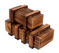 LRXIYODE Boîte en Bois Tiroir Secret Jouet Éducatif en Bois pour Garçon Et Filles Grand Et Petit Modèle Sécurisé Et Pratique pour Rangement De Jouets pour Jeux à La Maison Classe