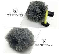 LRXIYODE Bonnettes Antivent Microphone Élastiques Écran Insonorisé Micro Lavalier Protection Humidité et Bruit Du Souffle pour Enregistreurs et Caméras