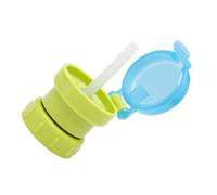 LRXIYODE Bouchon Anti-Fuite pour Bouteille d'Eau avec Paille pour Garçon et Couvercle de Voyage Conception Anti-Déversement Facile à Nettoyer Silicone Alimentaire pour Bébés 1 Pièce