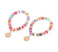 LRXIYODE Boucles D’oreilles Colorées Pendantes En Pâte Polymère Multicolores, Bijoux De Plage Pour Femmes, Style Tropical Estival, Tête Légère,
