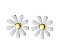 LRXIYODE Boucles Doreilles Petites Marguerites Inoxydable Légères et Élégantes pour Femmes Bijoux Floraux Quotidiens et