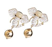 LRXIYODE Boucles Oreilles Éléphant Femme Vintage Clous Design Délicat Mode Élégante pour Cérémonie et Cadeau Peau Sensible