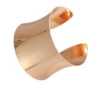 LRXIYODE Bracelet Large Punk Ouvert Manchette Rainurée Ajustable pour Homme et Femme Style Minimaliste
