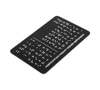 LRXIYODE Braille Alphabet Board Éducatif avec Points Relief pour Chiffres Ponctuation et Lettres Outil Montessori Sensoriel pour Apprentissage Du Braille des Garçon Fille Aveugles Débutants