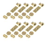 LRXIYODE Breloques Pour Ongles En Alliage Métal Doré 200 Pcs, Assortiment 4 Styles, Décorations Nail Art, Manucure Maison Et Salon, Accessoires Bijoux Polyvalents