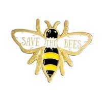 LRXIYODE Broche Abeille Colorée Sans Nickel Épingle de Mode pour Femmes Accessoire de Costume et Élégant pour Veste Sac