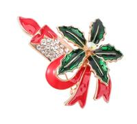 LRXIYODE Broche de Noël Créative en Métal Émaillé Motif Bougie Festive Taille Moyenne Accessoire Mode pour Vêtements et Paquet Présent Original pour Fêtes de Fin D’Année