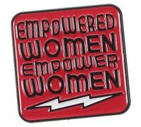 LRXIYODE Broche Féministe et Délicate Goutte Huile Rouge Épingle Polyvalente pour Vêtements Cadeau Femme Chic et Unique pour Toutes Occasions