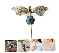 LRXIYODE Broche Femme Dragonfly Style Épingle pour Vêtements Accessoire Décoratif pour Châle Robe et Sac pour Fête et Cérémonie