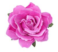 LRXIYODE Broche Fleur en Tissu 10cm Pourpre, Lot de 5 Pièces, Accessoire Décoratif Élégant et Magnifique, pour Occasions Spéciales et Mariages