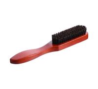 LRXIYODE Brosse à Barbe Poils de Sanglier Brosse Incurvée Démêlante Antistatique pour Cheveux Bouclés et Lisses Quotidiennement